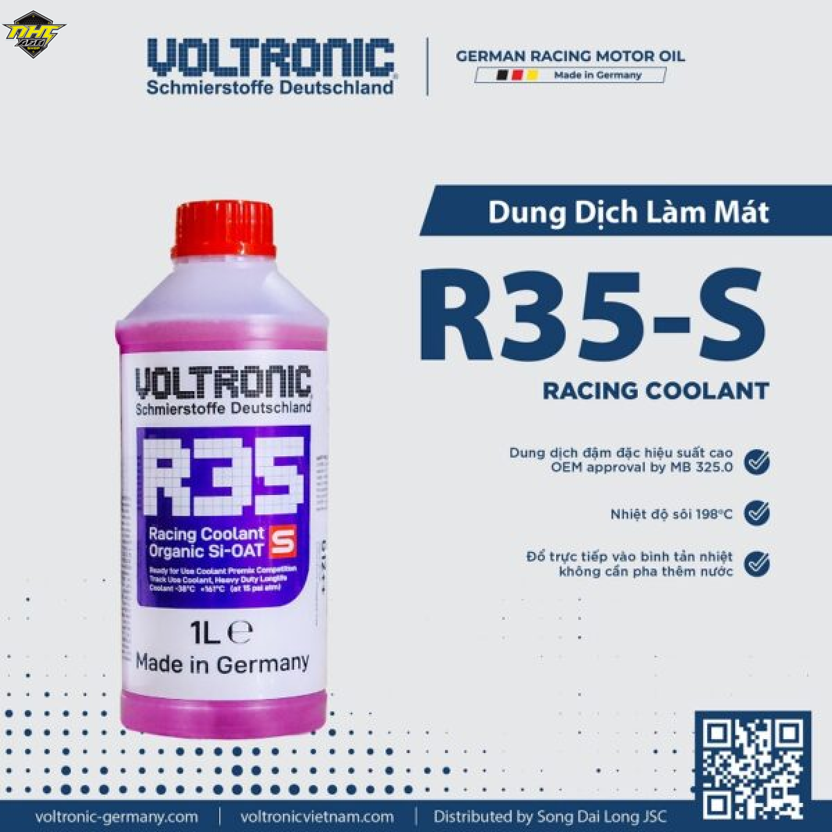 Nước làm mát Voltronic R35-S Racing Coolant