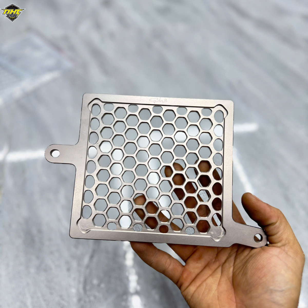 CHE KÉT CNC GH-RACING AB4VAL (MÀU BILLET)