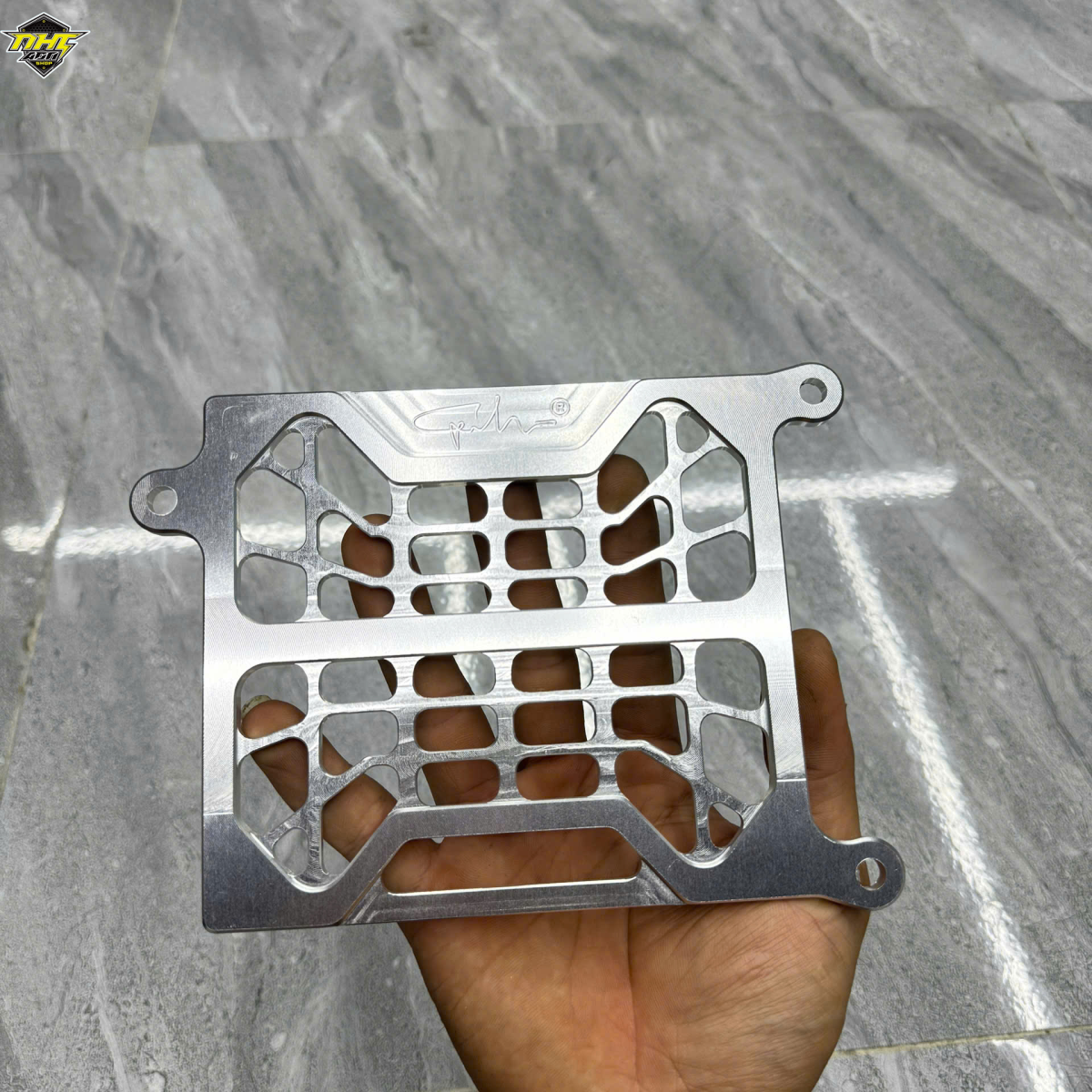 CHE KÉT CNC GH-RACING AB110 (MÀU BẠC)