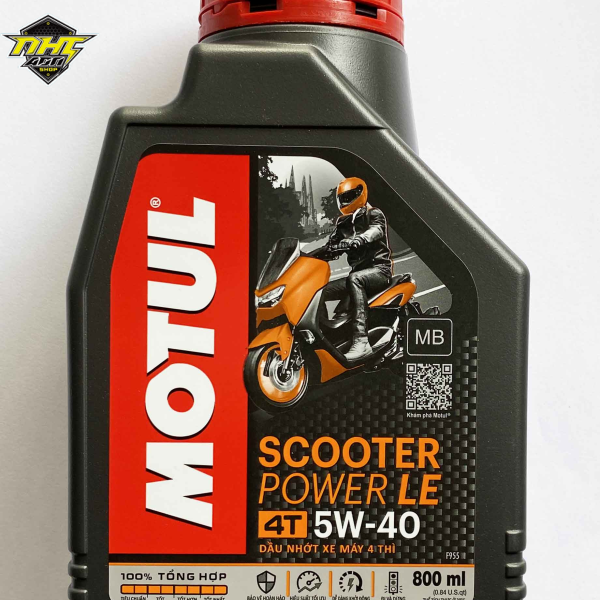Motul Scooter Power 5W40 Tổng Hợp Cho Xe Tay Ga Cao Cấp