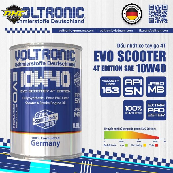 Voltronic EVO Scooter 4T Edition 10W40 0.8L