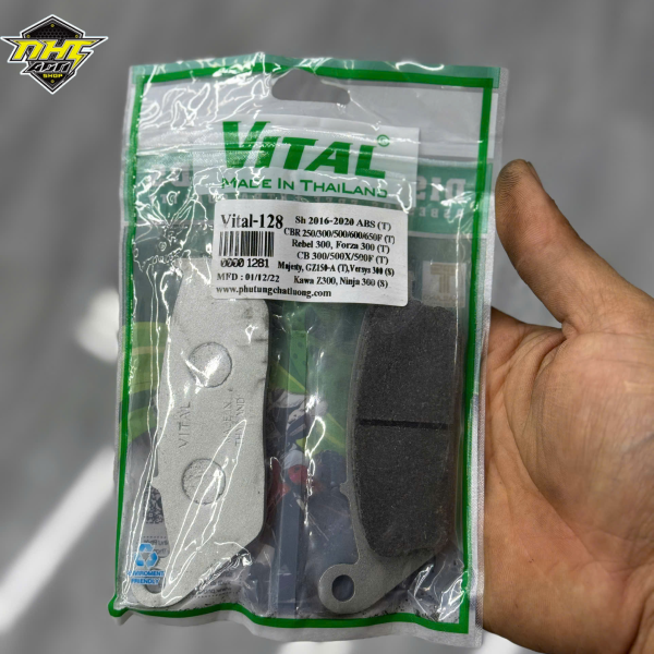 BỐ THẮNG HEO ZIN TRƯỚC SH2016-2022 ABS VITAL 128