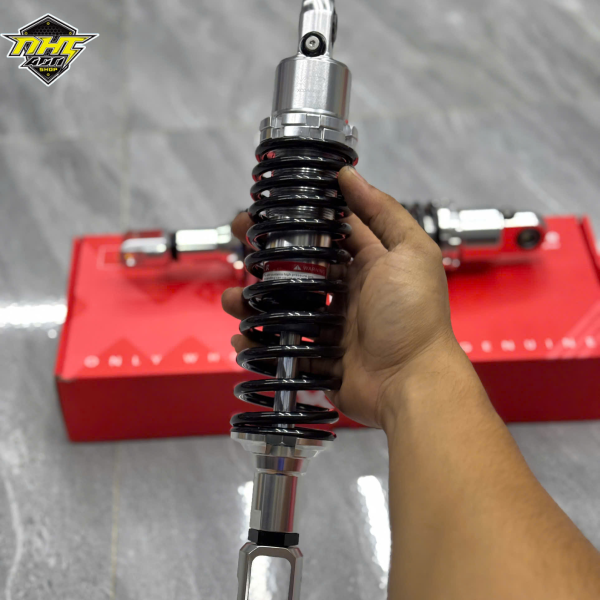PHUỘC X1R 1 TĂNG CHỈNH CHIỀU CAO CHO AB CÁC ĐỜI LÒ XO ĐEN TY TRẮNG